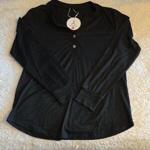 Black Long Sleeve Top